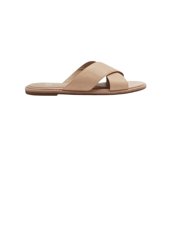 Eileen Fisher Shoes - Eileen Fisher Cape Crossover leather sandals in tan size 11 excellent condition